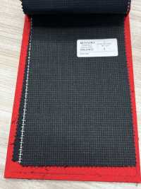 5ML0402 MIYUKI EVER WOOL نقشة قدم الدجاجة رمادي فحمي[قماش] Miyuki Woolen Mills صور إضافية