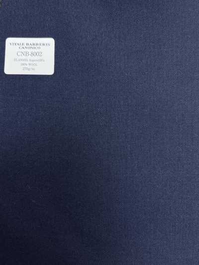 CNB8002 CANONICO فلانيل قياسي سوبر 120's أزرق كحلي سادة
