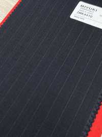 2MK4410 26SS MIYUKI قماش ESSENTIALS ACTIVA مخطط كحلي Miyuki Woolen Mills صور إضافية