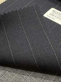 2MK4432 26SS Miyuki Fabric MIYUKI Essentials ESSENTIALS ACTIVA مخطط كحلي[قماش] Miyuki Woolen Mills صور إضافية