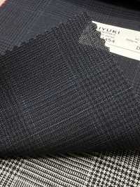 2MK4454 26SS MIYUKI أقمشة ESSENTIALS ACTIVA نقش مربعات كحلي[قماش] Miyuki Woolen Mills صور إضافية