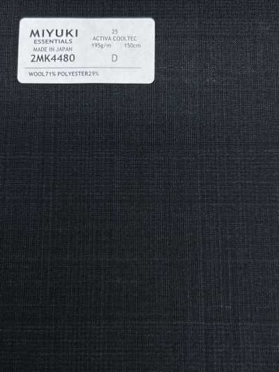 2MK4480 26SS MIYUKI أقمشة ESSENTIALS ACTIVA ACTIVA COOLTEC مربعات كحلي