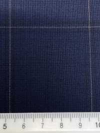 2ML4571 26SS MIYUKI أساسيات الأقمشة TROPICS مربعات كحلي[قماش] Miyuki Woolen Mills صور إضافية