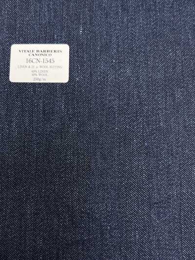 16CN1545 26SS VBC Vitale Barberis Canonico كتان و 21 μ صوف لقماش البدلات