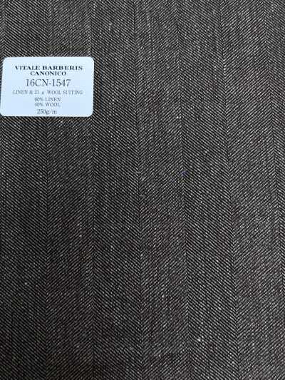 16CN1547 26SS VBC Vitale Barberis Canonico كتان و 21 μ قماش بدلات صوفي