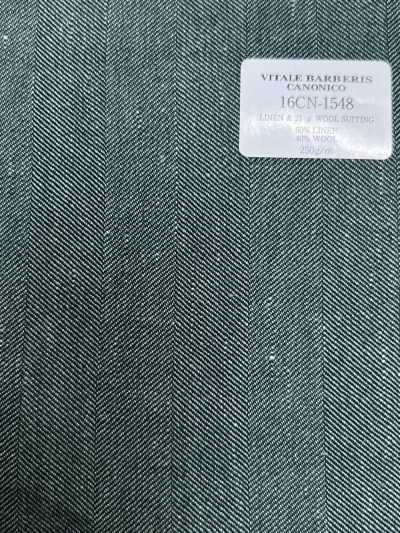 16CN1548 26SS VBC Vitale Barberis Canonico قماش بدلة من الكتان والصوف 21 μ