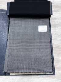 M02053-9 KUNISHIMA1850 خط حصري [صوف فائق النعومة 140's] مربعات غلين سوداء وبيضاء[قماش] Kunishima Co., Ltd. صور إضافية