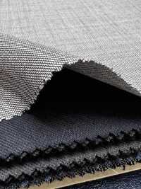 M02054-9 KUNISHIMA1850 خط حصري [صوف فائق النعومة 140’s] شاركسكين أسود وأبيض[قماش] Kunishima Co., Ltd. صور إضافية