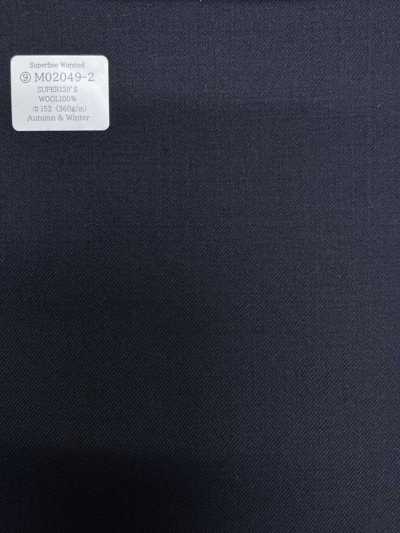 M02049-2 KUNISHIMA1850 Exclusive Line [صوف ممشّط فائق النعومة] كحلي داكن سادة