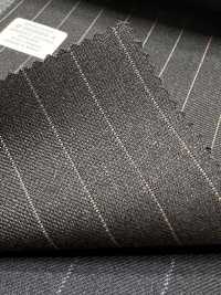 M02059-4 KUNISHIMA1850 خط حصري [Superfine Worsted] مخطط رمادي بخطوط رفيعة[قماش] Kunishima Co., Ltd. صور إضافية