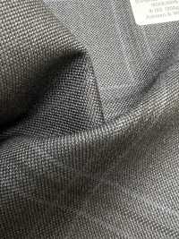 M02063-5 KUNISHIMA1850 خط حصري [وورستد فائق النعومة] كاروهات رمادية[قماش] Kunishima Co., Ltd. صور إضافية