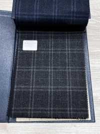 M02065-4 KUNISHIMA1850 خط حصري 【وورستد فائق النعومة】 مربعات رمادية مبرقشة[قماش] Kunishima Co., Ltd. صور إضافية
