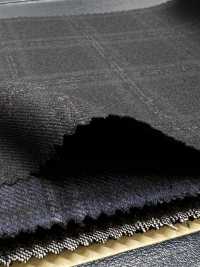 M02066-4 KUNISHIMA1850 خط حصري [صوف ممشط فائق النعومة] مربعات رمادية مبرقشة[قماش] Kunishima Co., Ltd. صور إضافية