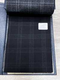 M02066-4 KUNISHIMA1850 خط حصري [صوف ممشط فائق النعومة] مربعات رمادية مبرقشة[قماش] Kunishima Co., Ltd. صور إضافية