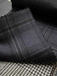 M02045-3 KUNISHIMA1850 خط حصري [SOMO CASHMERE 100%] كحلي بنقشة مربعات ثلاثية الأبعاد[قماش] Kunishima Co., Ltd. صور إضافية