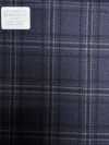 M02045-3 KUNISHIMA1850 خط حصري [SOMO CASHMERE 100%] كحلي بنقشة مربعات ثلاثية الأبعاد