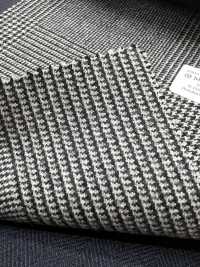 M02046-9 KUNISHIMA1850 خط حصري [SOMO CASHMERE 100%] كاروه كبير بالأسود والأبيض[قماش] Kunishima Co., Ltd. صور إضافية