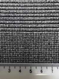 M02046-9 KUNISHIMA1850 خط حصري [SOMO CASHMERE 100%] كاروه كبير بالأسود والأبيض[قماش] Kunishima Co., Ltd. صور إضافية