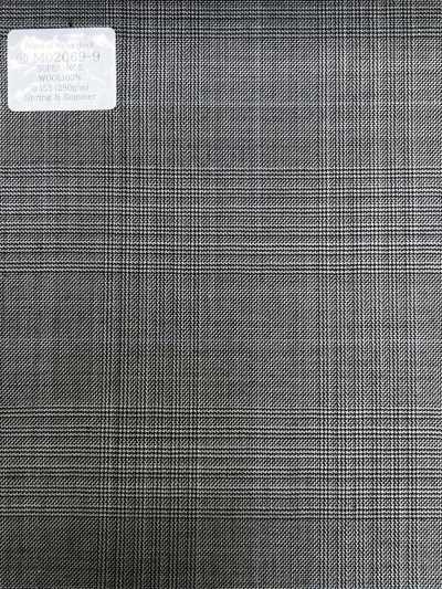 M02069-9 KUNISHIMA1850 خط حصري [نقشة Prince of Wales] مربعات سوداء وبيضاء