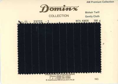 23722-1 قماش موهير تويل كلاسيكي ناعم DOMINX Premium Collection أسود