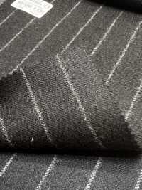 69582-13 26AW HERDREX [Tasmanian Flannel] حرير وصوف مخطط أسود[قماش] Kunishima Co., Ltd. صور إضافية
