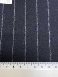 69582-20 26AW HERDREX [فلانيل تاسمانية] حرير وصوف مخطط كحلي[قماش] Kunishima Co., Ltd. صور إضافية