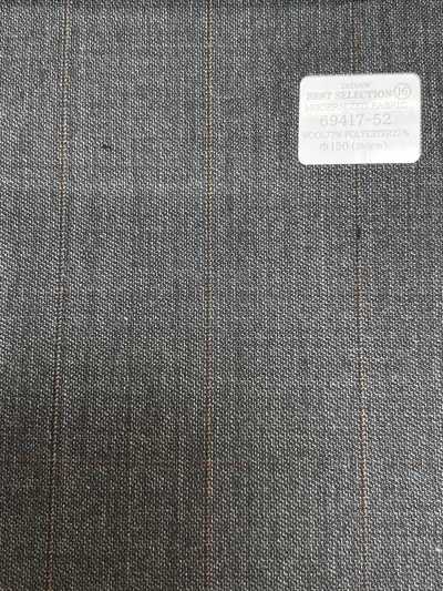 69417-52 26AW BESTSELECTION [MODERNIZED FABRIC] نسيج عصري بنقشة مربعات النافذة الرمادية