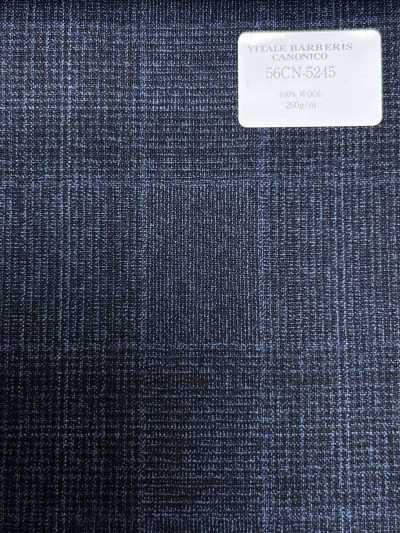56CN5245 CANONICO تروبيكال مطروق بنقشة غلين تشيك أزرق كحلي