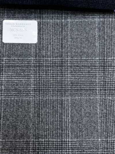 56CN5246 CANONICO تروبيكال ممشّط رمادي بنقشة Glen Check