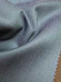 SR6511-BL ياباني الصنع، Premium Super 120's، خيط مفرد مطاطي، Solaro، أزرق، بدون نقشة، متلألئ[قماش] HOSOI SYOJI صور إضافية