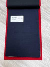 3ML4515 26AW MIYUKI Textile ESSENTIALS تويل مطاطي مخطط كحلي[قماش] Miyuki Woolen Mills صور إضافية