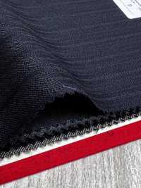 4MG4550 26AW MARUNOUCHI تويـل بخطوط كحلية[قماش] Miyuki Woolen Mills صور إضافية