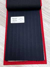 4MG4550 26AW MARUNOUCHI تويـل بخطوط كحلية[قماش] Miyuki Woolen Mills صور إضافية