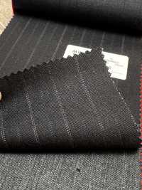 4MG4561 26AW MARUNOUCHI تويل مخطط أزرق بحري[قماش] Miyuki Woolen Mills صور إضافية