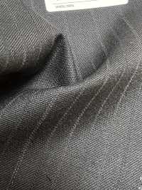 4MG4561 26AW MARUNOUCHI تويل مخطط أزرق بحري[قماش] Miyuki Woolen Mills صور إضافية