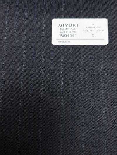 4MG4561 26AW MARUNOUCHI تويل مخطط أزرق بحري
