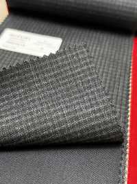 4MG4616 26AW MARUNOUCHI تويل كاروهات رمادي فحمي[قماش] Miyuki Woolen Mills صور إضافية