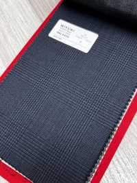 4ML4456 26AW THE CITY تويل كاروهات كحلي[قماش] Miyuki Woolen Mills صور إضافية