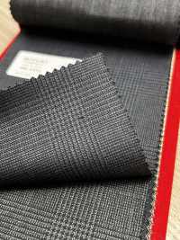 4ML4456 26AW THE CITY تويل كاروهات كحلي[قماش] Miyuki Woolen Mills صور إضافية