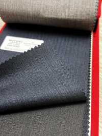 4MR4660 26AW Super100's × CASHIMERE مخطط كحلي[قماش] Miyuki Woolen Mills صور إضافية