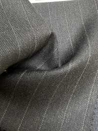 4MR4693 26AW Super100's × كشمير خطوط رمادي فحمي ورمادي سماوي[قماش] Miyuki Woolen Mills صور إضافية