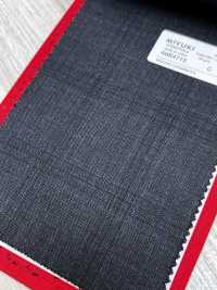 4MR4715 26AW Super100's × كشمير كاروهات رمادي سماوي فحمي[قماش] Miyuki Woolen Mills صور إضافية