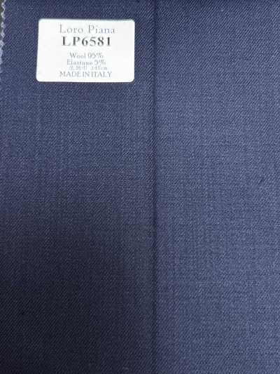 LP6581 Loro Piana أزرق كحلي بدون نقشة