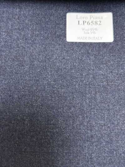 LP6582 Loro Piana أزرق كحلي بدون نقش