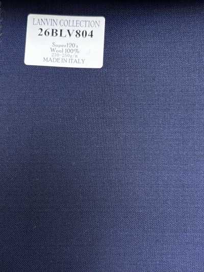 26BLV804 LANVIN COLLECTION Super120's كحلي بدون نقشة