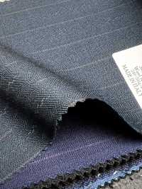 LV6165 LANVIN COLLECTION سوبر 120's مخطط أزرق-أخضر[قماش] HOSOI SYOJI صور إضافية