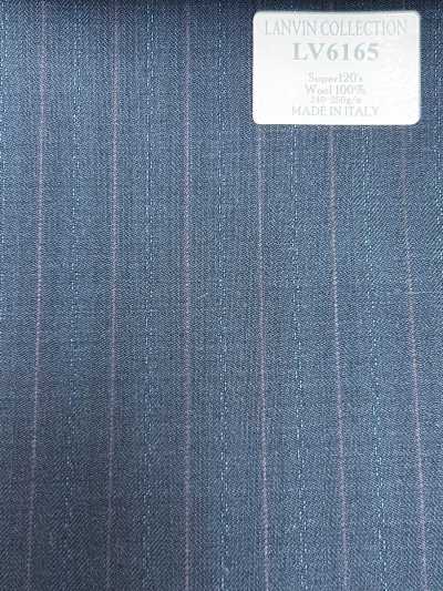LV6165 LANVIN COLLECTION سوبر 120's مخطط أزرق-أخضر