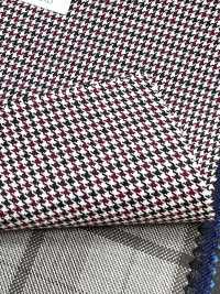 DM6141 DORMEUIL QUEEN Super100's أسود × أحمر بنقشة هوندستوث[قماش] HOSOI SYOJI صور إضافية