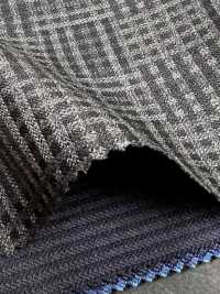 DM6148 DORMEUIL QUEEN سوبر 100's رمادي كاروهات[قماش] HOSOI SYOJI صور إضافية