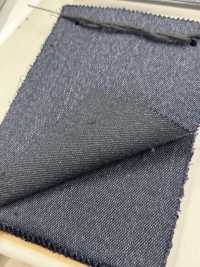 NWD010-341 NIKKE Nikke Textile Co., Ltd. دينم صوفي أزرق بحري سادة[قماش] NIKKE صور إضافية